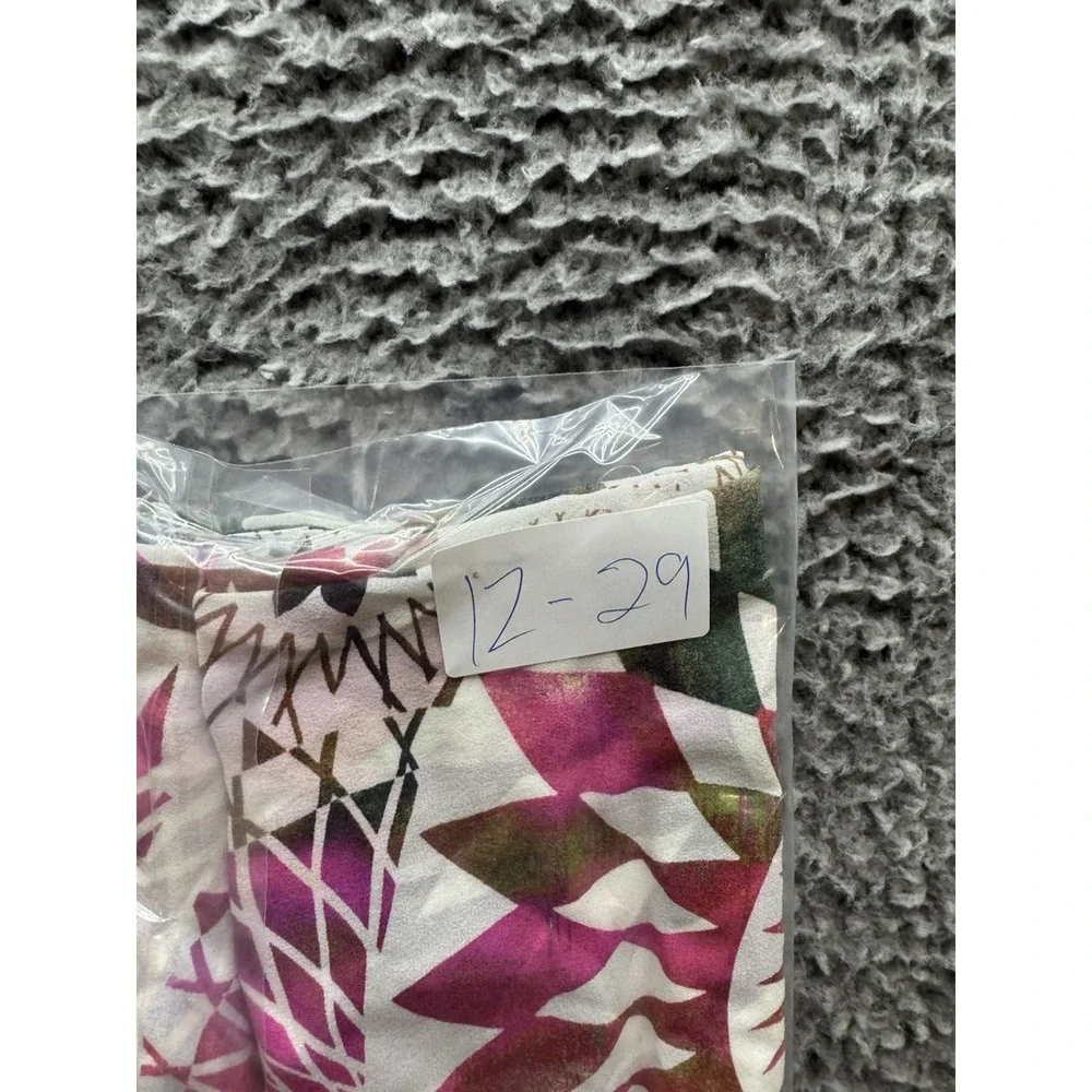 Matthew Williamson, Multicolored‎ 100% Silk Geometric Print Scarf 76